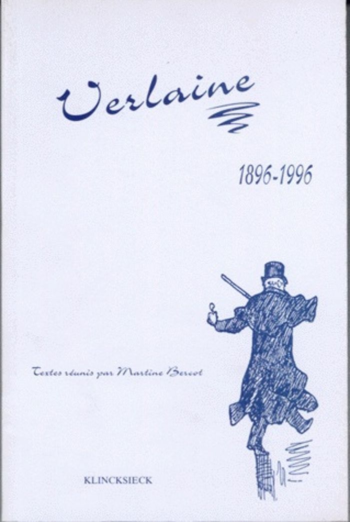 Couverture du livre « VERLAINE 1896-1996 », librairie Les Contes Infusés à Corte