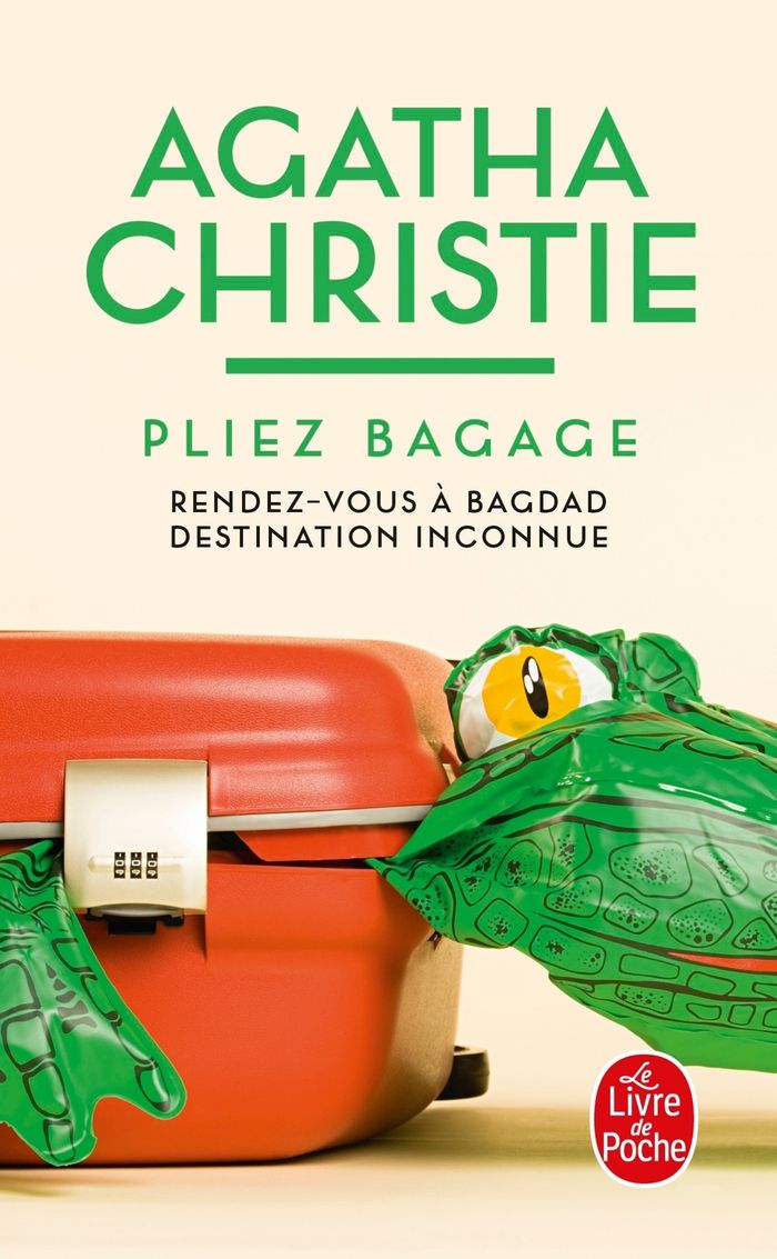 Couverture du livre « Pliez bagage » de Agatha Christie, librairie Les Contes Infusés à Corte