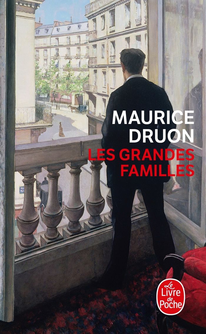 Couverture du livre « LES GRANDES FAMILLES » de Maurice Druon, librairie Les Contes Infusés à Corte