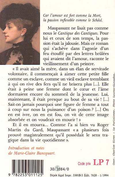 Quatrième de couverture de « FORT COMME LA MORT »