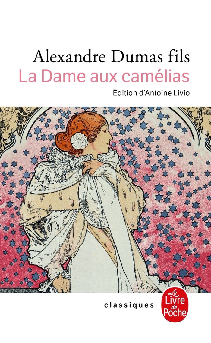 Couverture du livre « LA DAME AUX CAMELIAS », librairie Les Contes Infusés à Corte