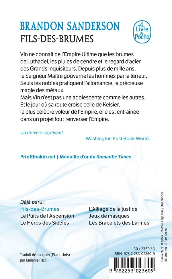 Quatrième de couverture de « L'empire ultime »