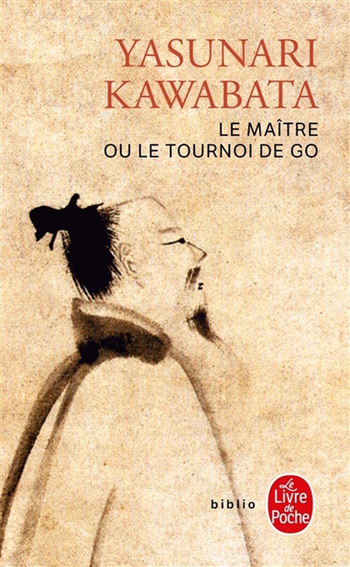 Couverture du livre « LE MAITRE OU LE TOURNOI DE GO » de Yasunari Kawabata, librairie Les Contes Infusés à Corte