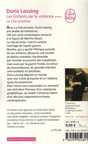 Quatrième de couverture de « LA CITE PROMISE (LES ENFANTS DE LA VIOLENCE, TOME 3) »