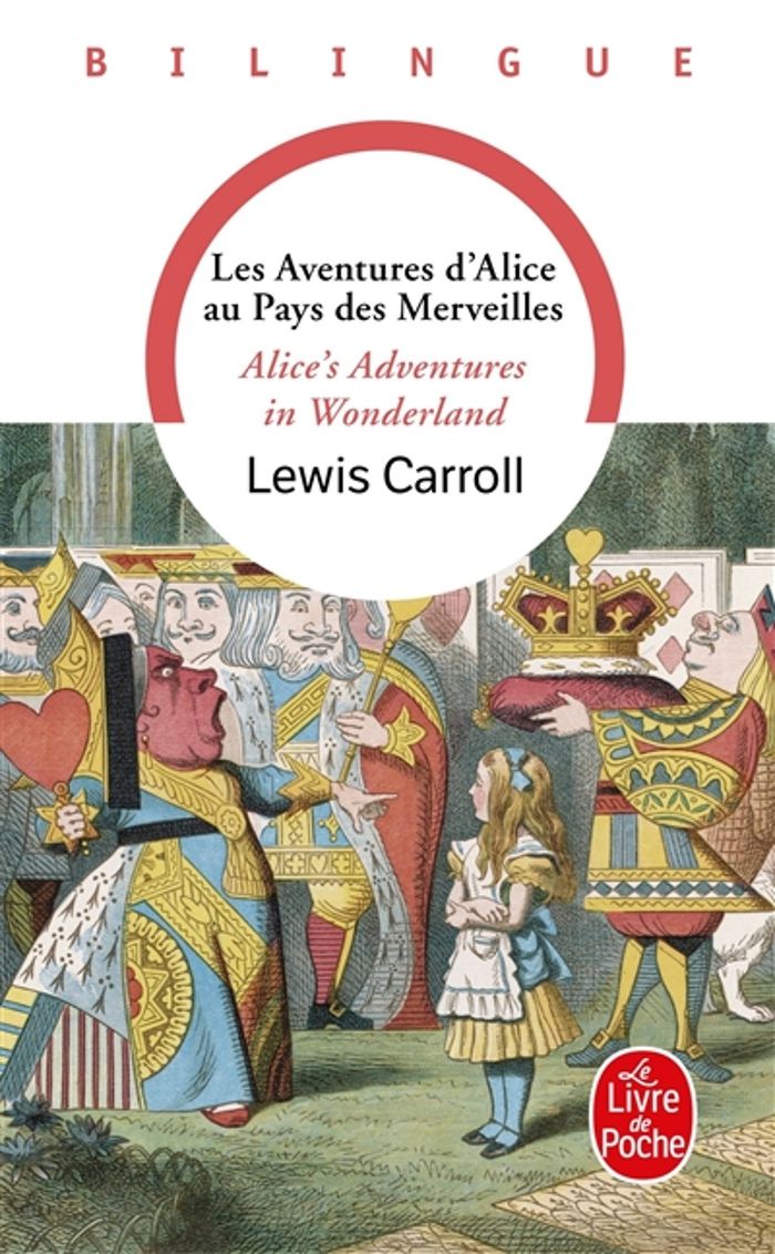 Couverture du livre « LES AVENTURES D'ALICE AU PAYS DES MERVEILLES - ALICE'S ADVENTURES IN WONDERLAND », librairie Les Contes Infusés à Corte