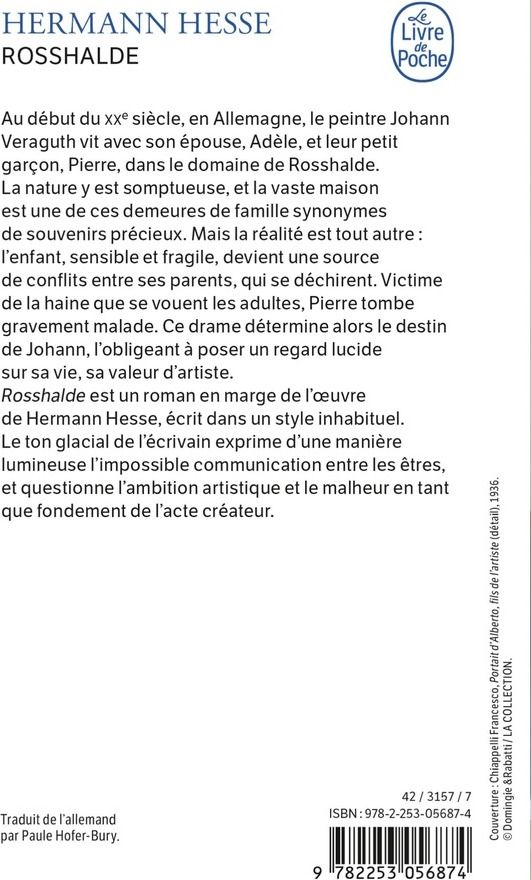 Quatrième de couverture de « ROSSHALDE »