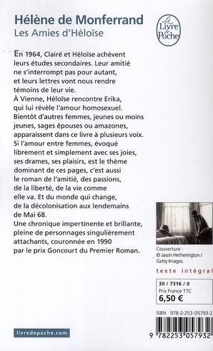 Quatrième de couverture de « LES AMIES D'HELOISE »