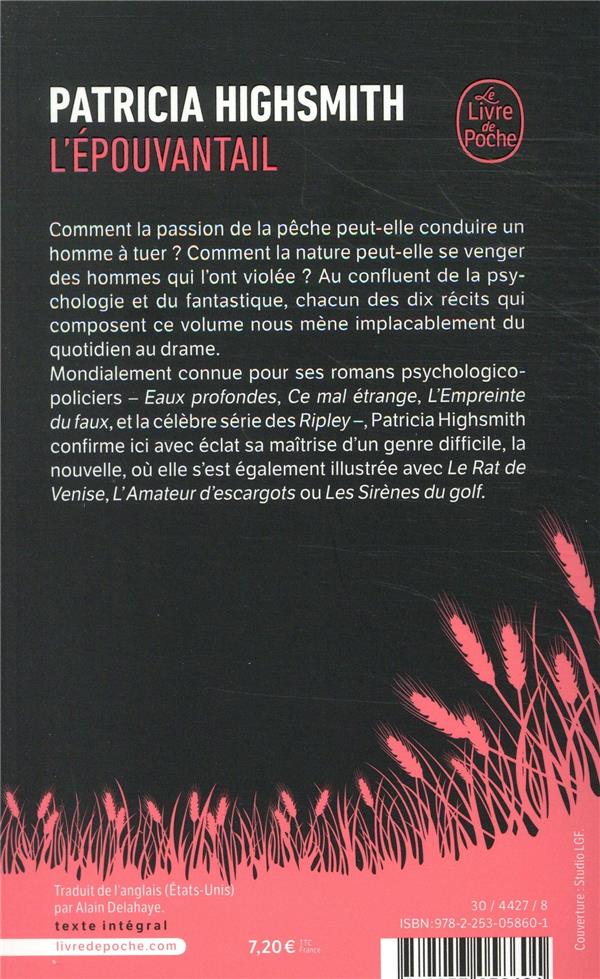 Quatrième de couverture de « L'EPOUVANTAIL »