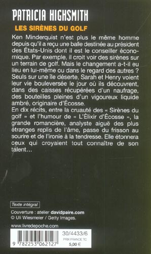 Quatrième de couverture de « LES SIRENES DU GOLF »