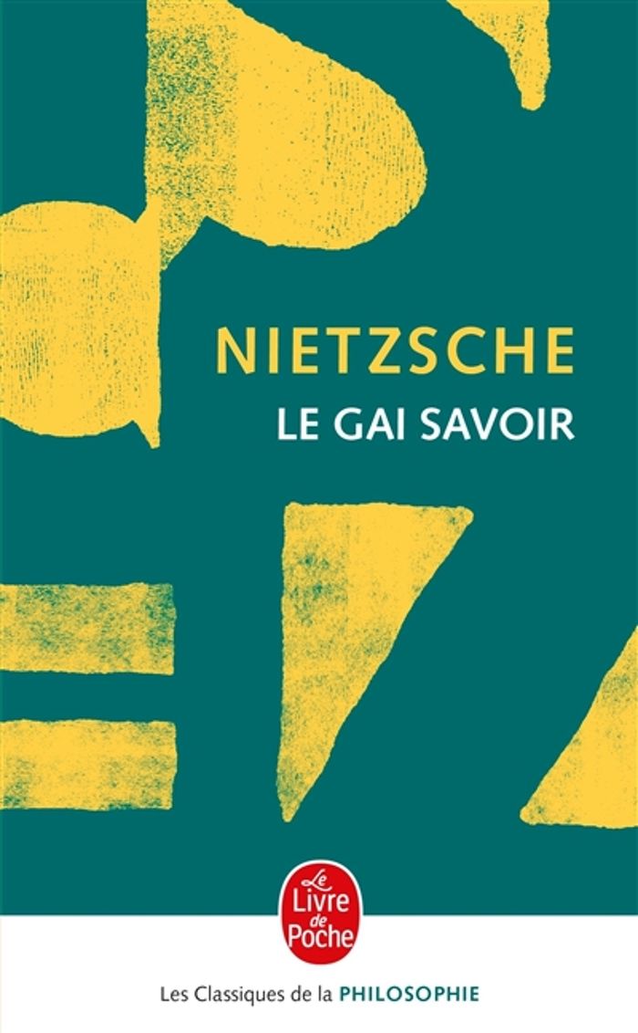 Couverture du livre « LE GAI SAVOIR » de Friedrich Nietzsche, librairie Les Contes Infusés à Corte