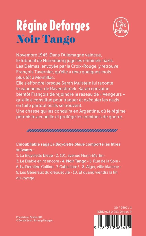 Quatrième de couverture de « NOIR TANGO (LA BICYCLETTE BLEUE, TOME 4) - LA BICYCLETTE BLEUE 1945-1947 »