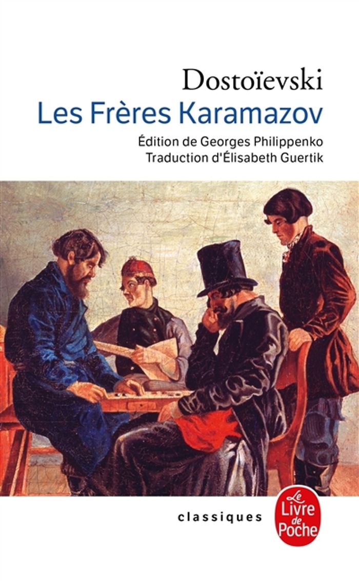 Couverture du livre « LES FRERES KARAMAZOV » de Fedor Dostoievski, librairie Les Contes Infusés à Corte
