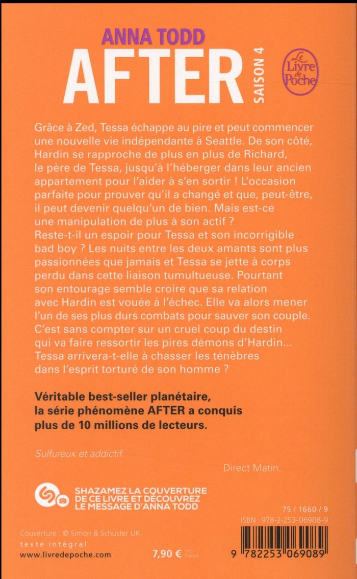 Quatrième de couverture de « AFTER WE RISE (AFTER, TOME 4) »