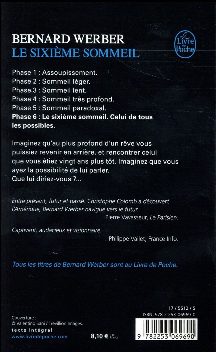 Quatrième de couverture de « Le sixième sommeil : roman »