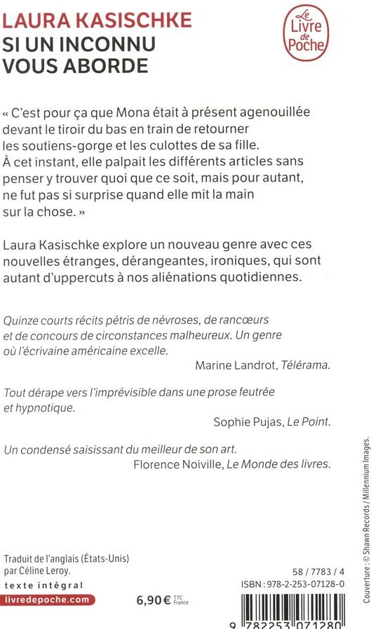 Quatrième de couverture de « Si un inconnu vous aborde : nouvelles »