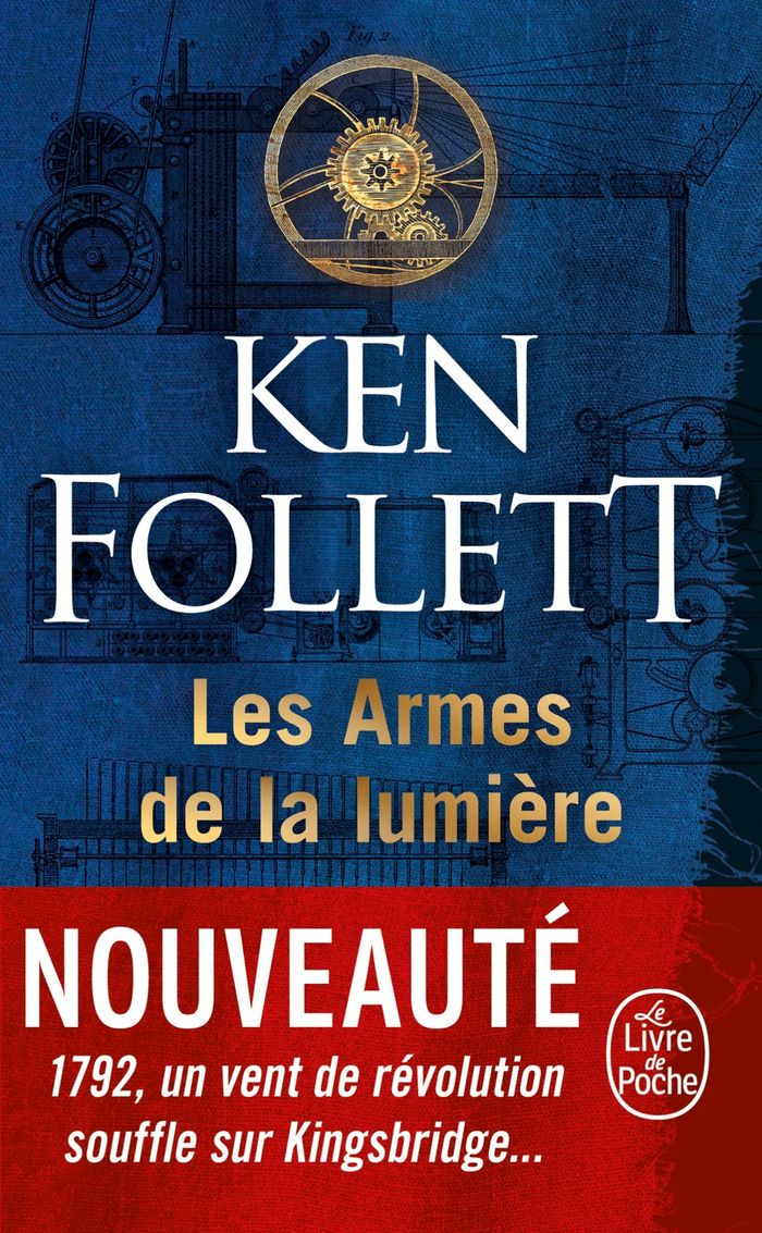 Couverture du livre « Les armes de la lumière » de Ken Follett, librairie Les Contes Infusés à Corte