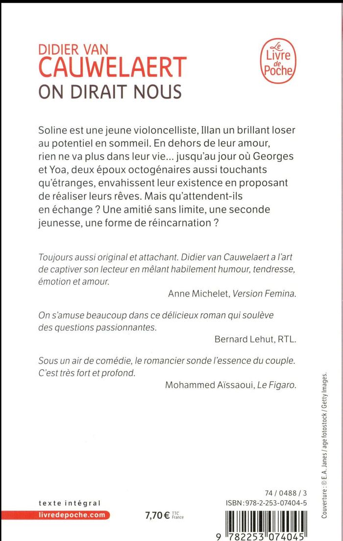 Quatrième de couverture de « On dirait nous : roman »