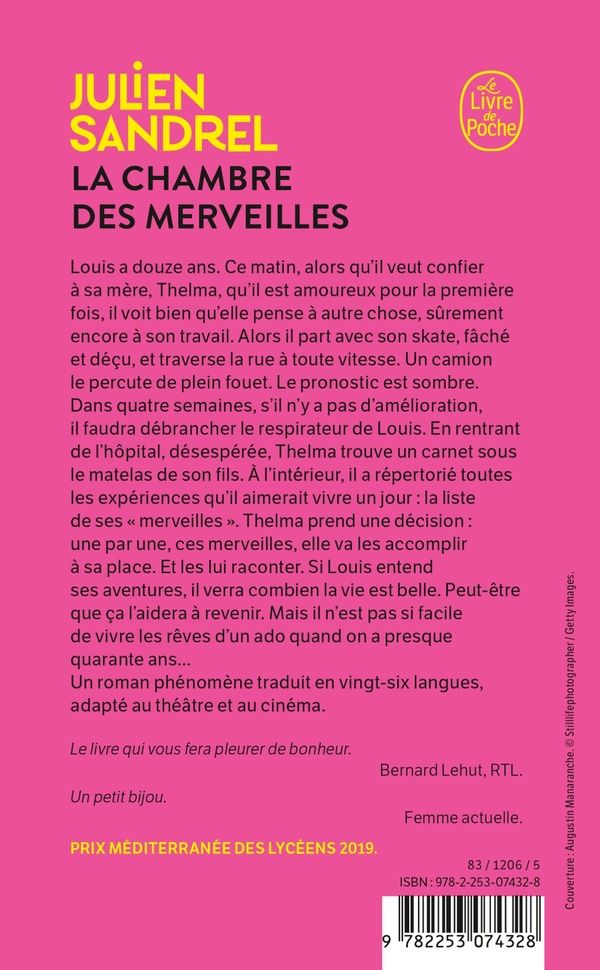 Quatrième de couverture de « LA CHAMBRE DES MERVEILLES »