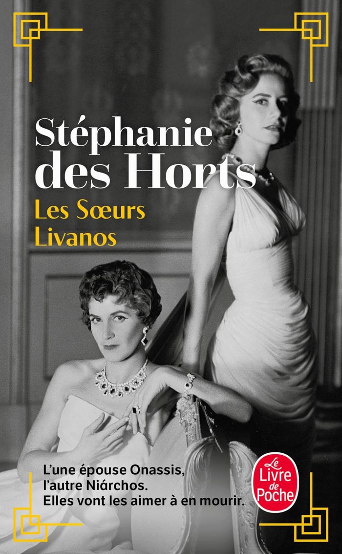 Couverture du livre « Les soeurs Livanos » de Stéphanie Des Horts, librairie Les Contes Infusés à Corte