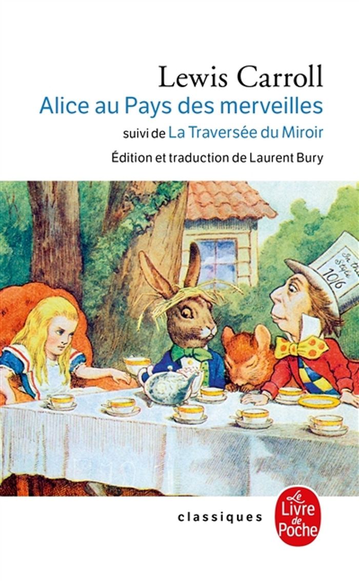 Couverture du livre « ALICE AU PAYS DES MERVEILLES, SUIVI DE DE L'AUTRE COTE DU MIROIR », librairie Les Contes Infusés à Corte