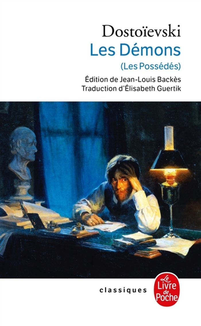 Couverture du livre « LES DEMONS » de Fedor Dostoievski, librairie Les Contes Infusés à Corte