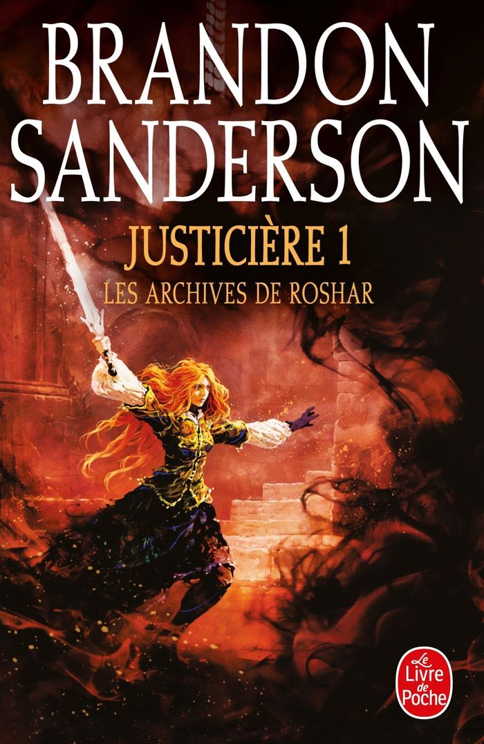 Couverture du livre « Justicière » de Brandon Sanderson, librairie Les Contes Infusés à Corte