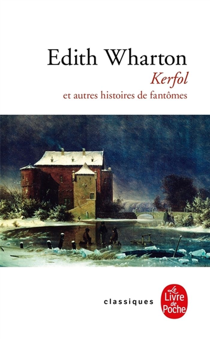 Couverture du livre « Kerfol : et autres histoires de fantômes » de Edith Wharton, librairie Les Contes Infusés à Corte