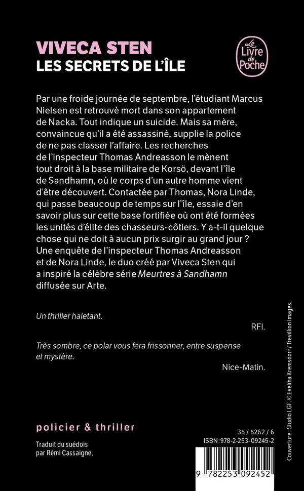 Quatrième de couverture de « Les secrets de l'île : roman »