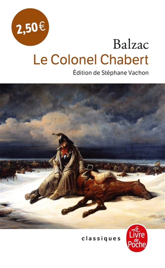 Couverture du livre « LE COLONEL CHABERT » de De Balzac Honore, librairie Les Contes Infusés à Corte