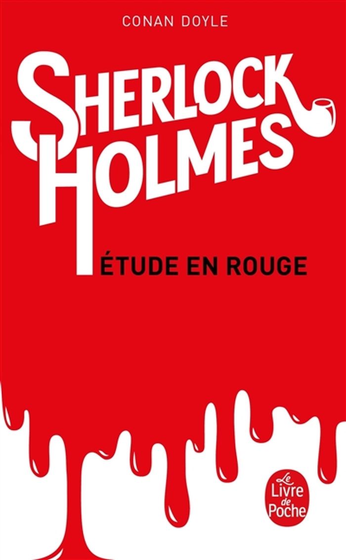 Couverture du livre « SHERLOCK HOLMES - ETUDE EN ROUGE », librairie Les Contes Infusés à Corte