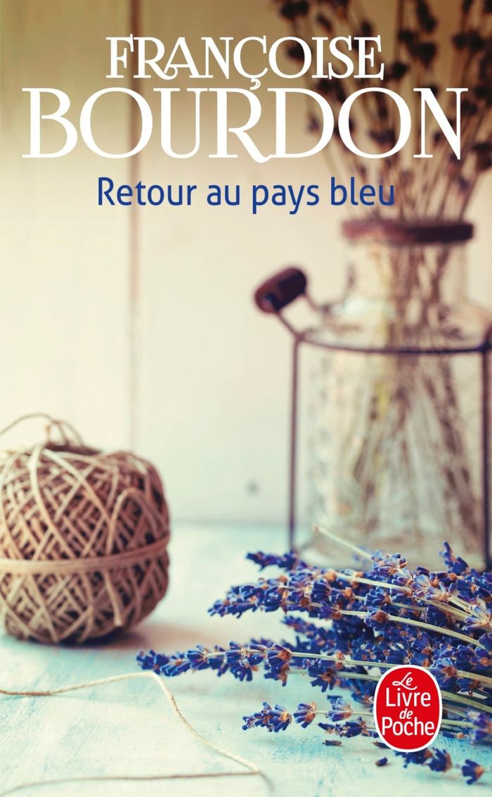 Couverture du livre « Retour au pays bleu : nouvelles » de Françoise Bourdon, librairie Les Contes Infusés à Corte