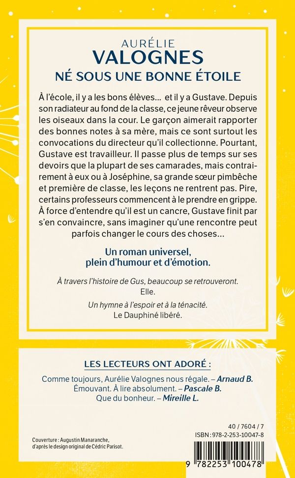 Quatrième de couverture de « Né sous une bonne étoile »