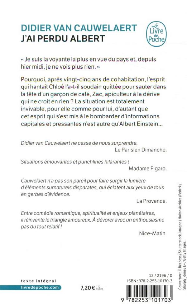 Quatrième de couverture de « J'ai perdu Albert : roman »