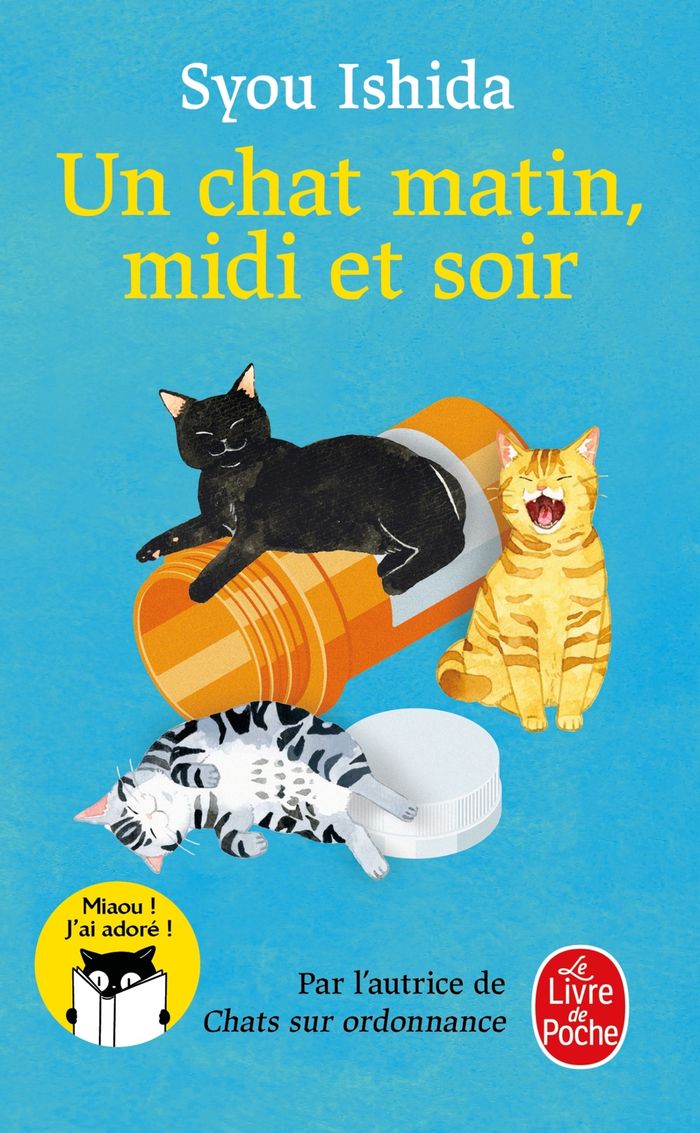 Couverture du livre « UN CHAT MATIN, MIDI ET SOIR », librairie Les Contes Infusés à Corte