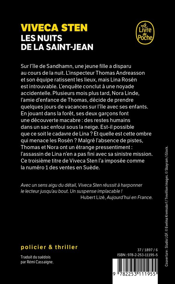 Quatrième de couverture de « Les nuits de la Saint-Jean : roman »