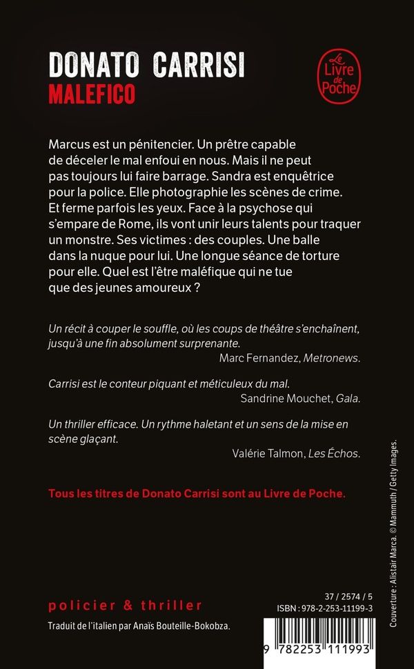 Quatrième de couverture de « MALEFICO »