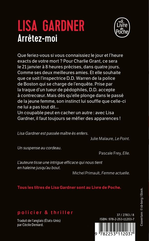 Quatrième de couverture de « Arrêtez-moi : roman »