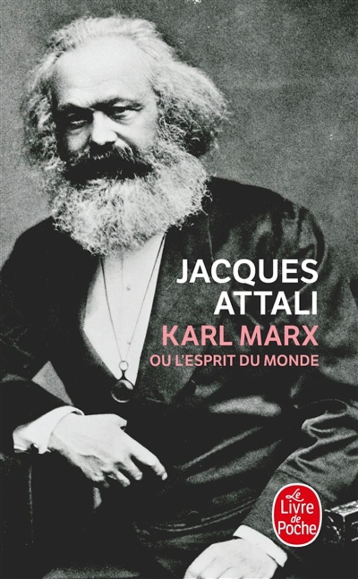 Couverture du livre « Karl Marx ou L'esprit du monde : biographie » de Jacques Attali, librairie Les Contes Infusés à Corte