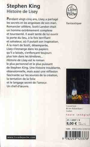 Quatrième de couverture de « Histoire de Lisey : roman »