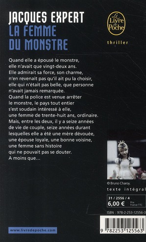 Quatrième de couverture de « La femme du monstre »