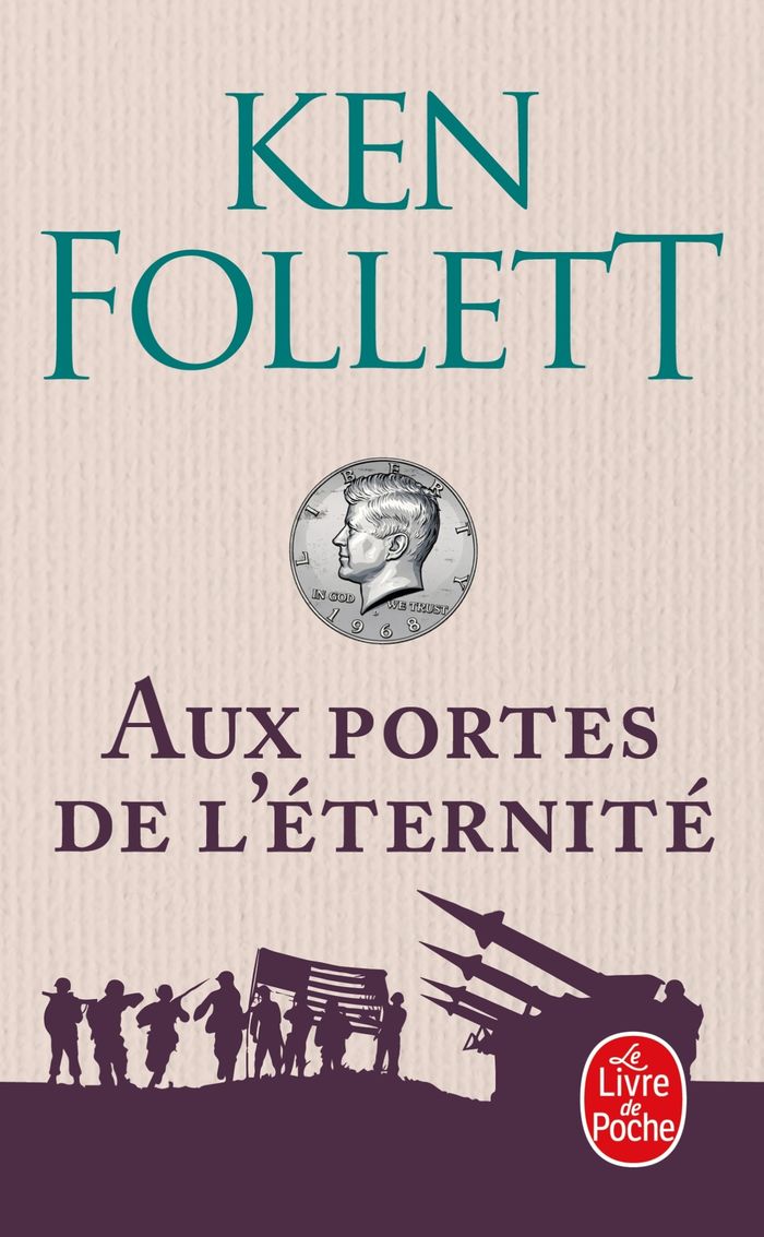 Couverture du livre « Aux portes de l'éternité : roman » de Ken Follett, librairie Les Contes Infusés à Corte