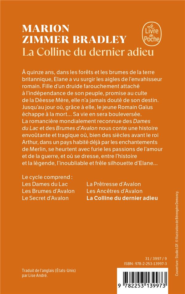 Quatrième de couverture de « LA COLLINE DU DERNIER ADIEU »
