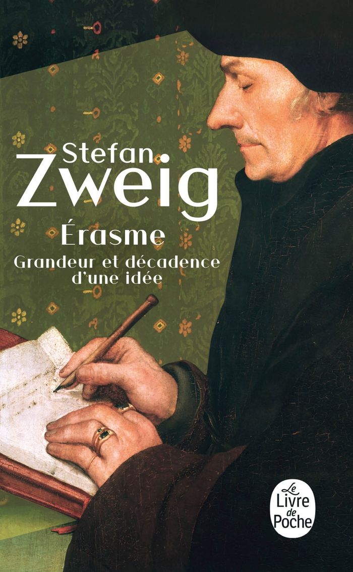 Couverture du livre « ERASME » de Stefan Zweig, librairie Les Contes Infusés à Corte