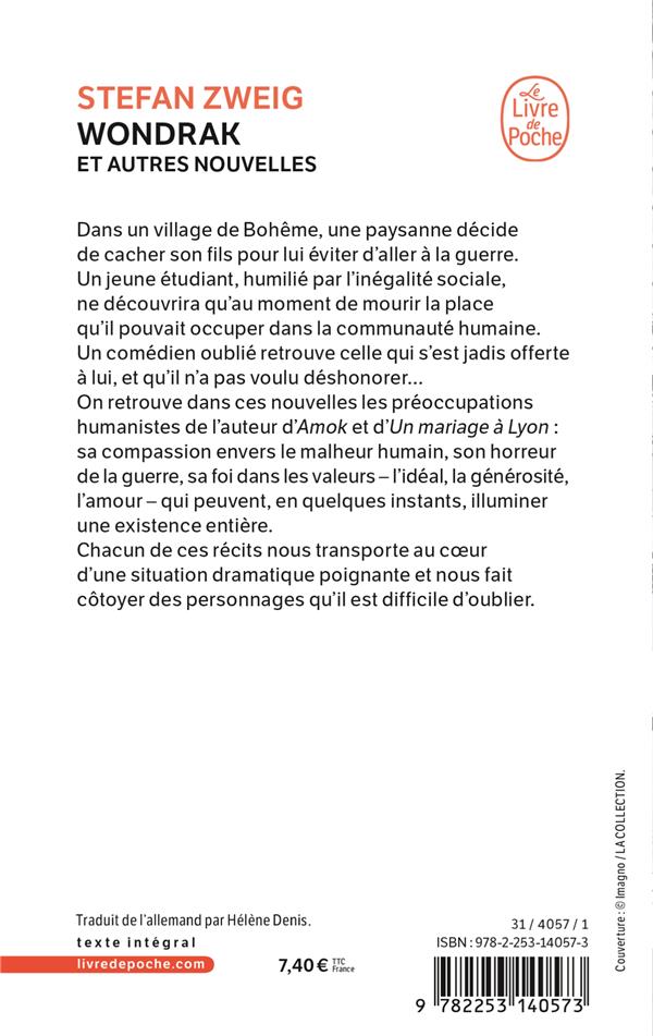 Quatrième de couverture de « WONDRAK »
