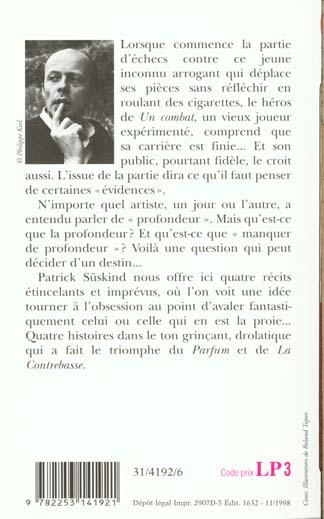 Quatrième de couverture de « UN COMBAT ET AUTRES RECITS »