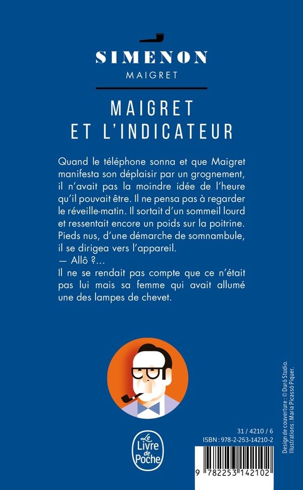 Quatrième de couverture de « MAIGRET ET L'INDICATEUR »