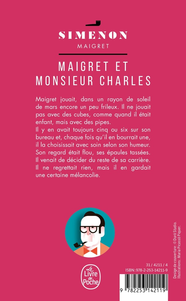 Quatrième de couverture de « MAIGRET ET MONSIEUR CHARLES »