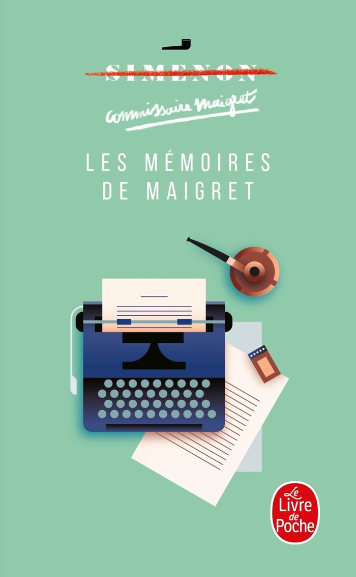 Couverture du livre « LES MEMOIRES DE MAIGRET » de Georges Simenon, librairie Les Contes Infusés à Corte