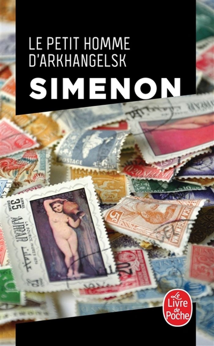 Couverture du livre « LE PETIT HOMME D'ARKHANGELSK » de Georges Simenon, librairie Les Contes Infusés à Corte