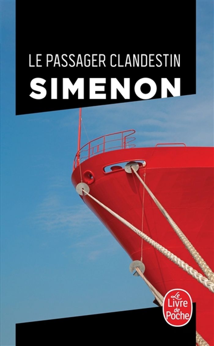 Couverture du livre « LE PASSAGER CLANDESTIN » de Georges Simenon, librairie Les Contes Infusés à Corte